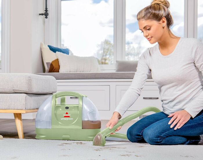 Spilled Coffee On Your Car Seat Again? No Worries, This Bissell Little Green Is Here To Save The Day