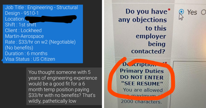 60 Of The Worst Job Hunting Experiences Shared By People Online (New Pics)