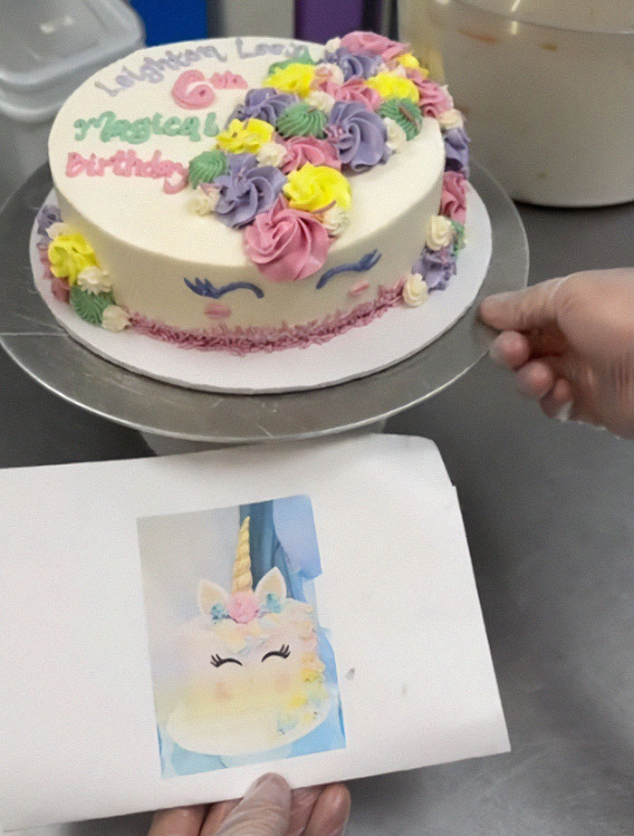 Baker Exposes Rude Mom After Getting Berated For “Ugly” Unicorn Birthday Cake For 6-Year-Old