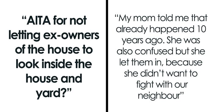 “I Don’t Know You”: Woman Makes Neighbor Upset By Refusing To Let Former Homeowners Inside