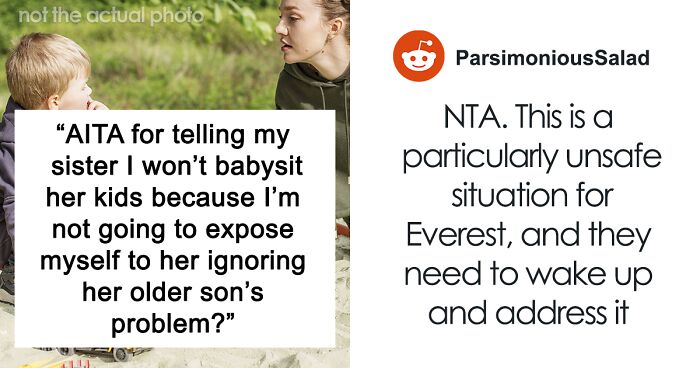 Woman Refuses To Babysit Nephews Until Their Mom Addresses The Serious Problem They Have