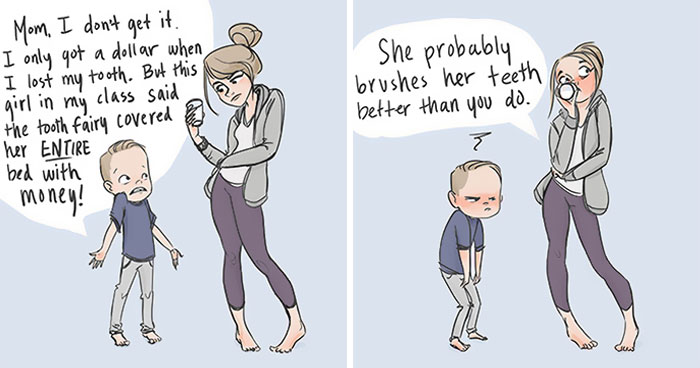 This Artist Made 22 Relatable Comics That Sum Up What A Mother’s Life Looks Like