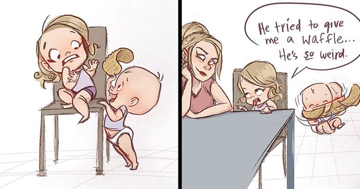 22 Relatable Comics That Perfectly Sum Up What A Mother’s Life Looks Like By This Artist