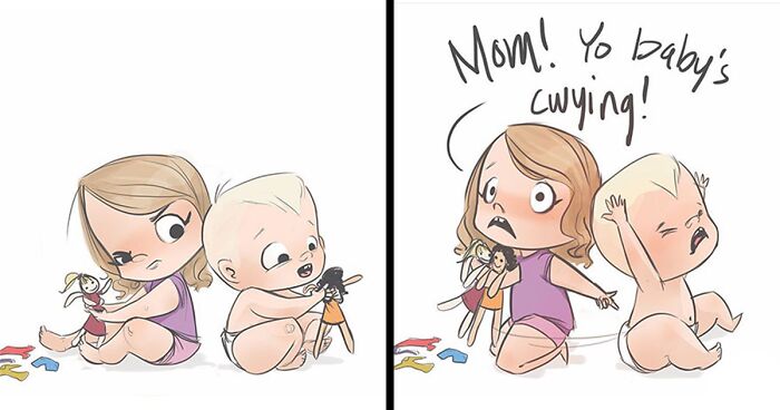 Artist Illustrates Everyday Moments Of Motherhood In 22 Relatable Comics