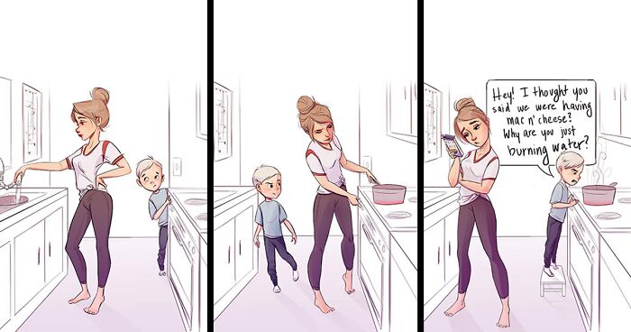 This Artist Perfectly Captures The Funny Struggles Of Motherhood In Her Comics (22 Pics)