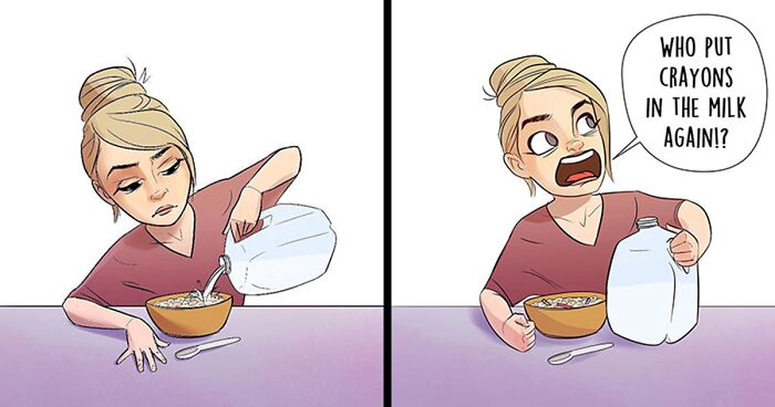 This Comic Artist Perfectly Captures What It's Like Being A Mom (22 Pics)