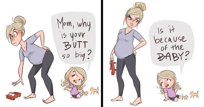 This Artist Perfectly Captures The Funny Struggles Of Motherhood In Her Comics (22 Pics)