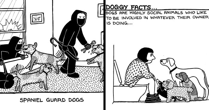 Artist Illustrates The Hilarious Truth Of Dog Ownership In 40 New Comics