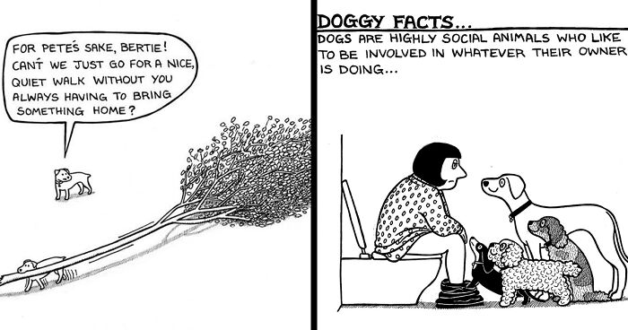 Off The Leash: 40 New Hilarious Comics That Most Dog Owners May Relate To