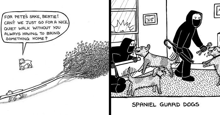 Off The Leash: 40 Relatable Comics About The Reality Of Owning A Dog (New Pics)