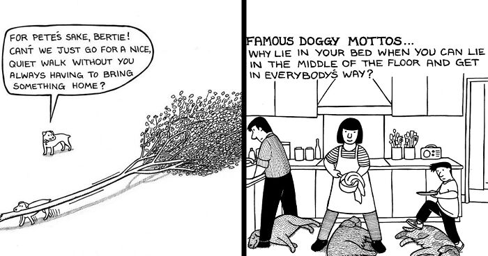 Artist Creates Comics To Illustrate The Funny Reality Of Being A Dog Owner (40 New Pics)