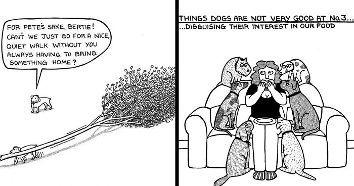 Off The Leash: 76 Comics That Show What Living With Dogs Is Really Like, By Rupert Fawcett (New Pics)