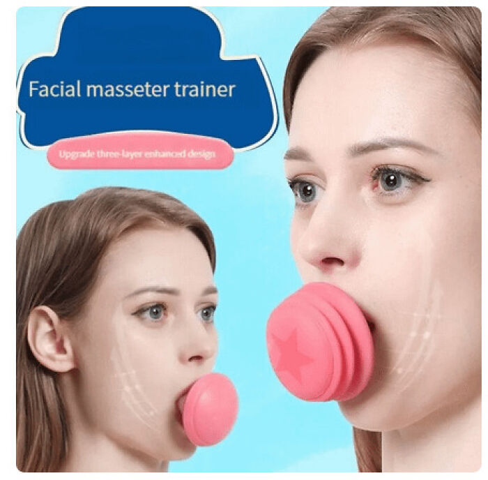 "She Looks Dead Inside. Face Exerciser Trainer Tool" - Slippery_Molasses