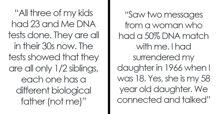 50 Secrets That Saw The Light Of Day Thanks To People Getting DNA Tests