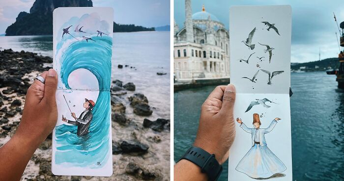 46 Travel Sketches Full Of Magic By Vimal Chandran