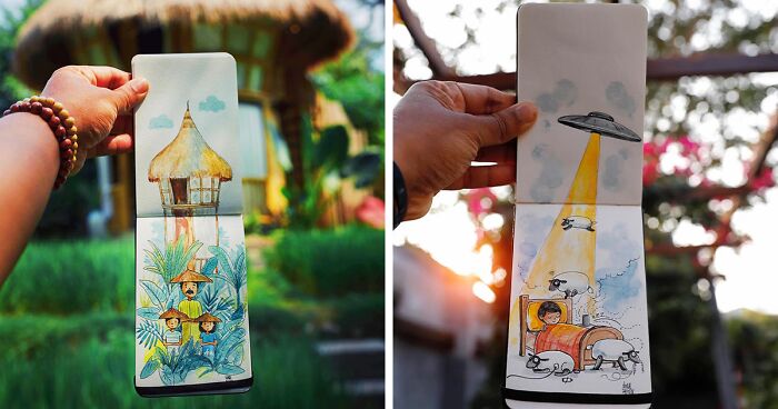 46 Travel Sketches Full Of Magic By Vimal Chandran