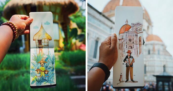 46 Magical Travel Sketches By Vimal Chandran