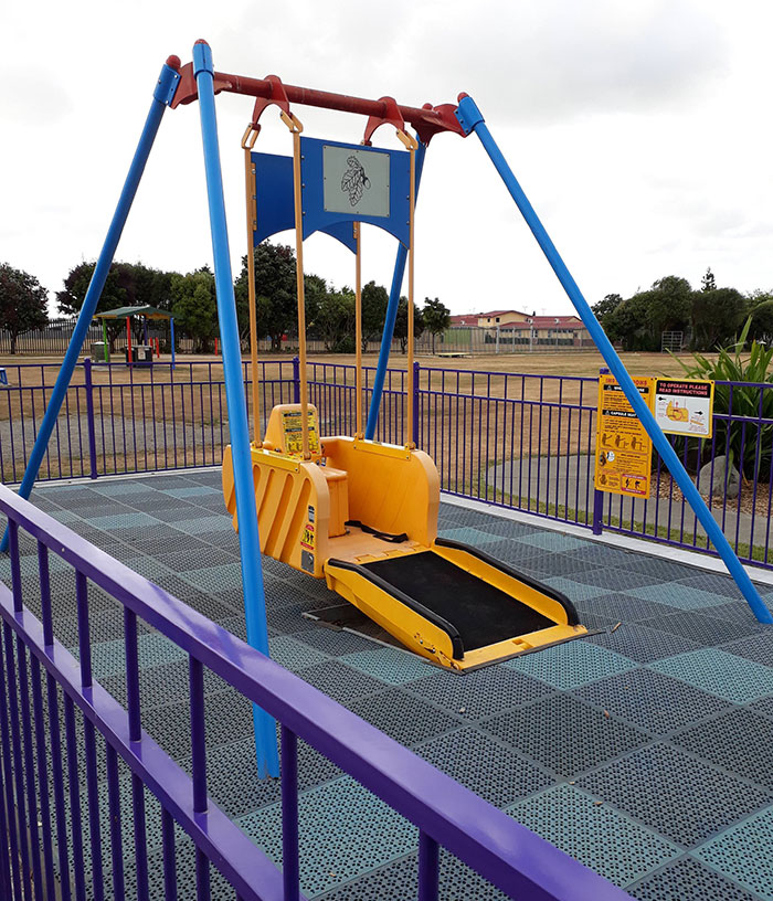 This Playground Had A Swing For Wheelchairs