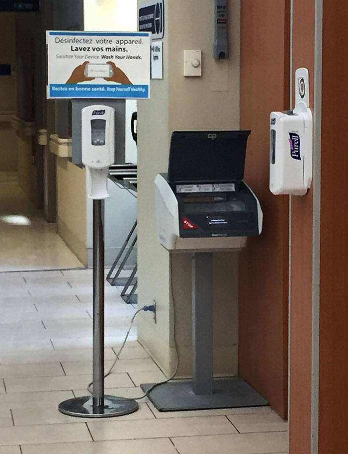 My Local Hospital Has A Machine To Sanitize Your Phone