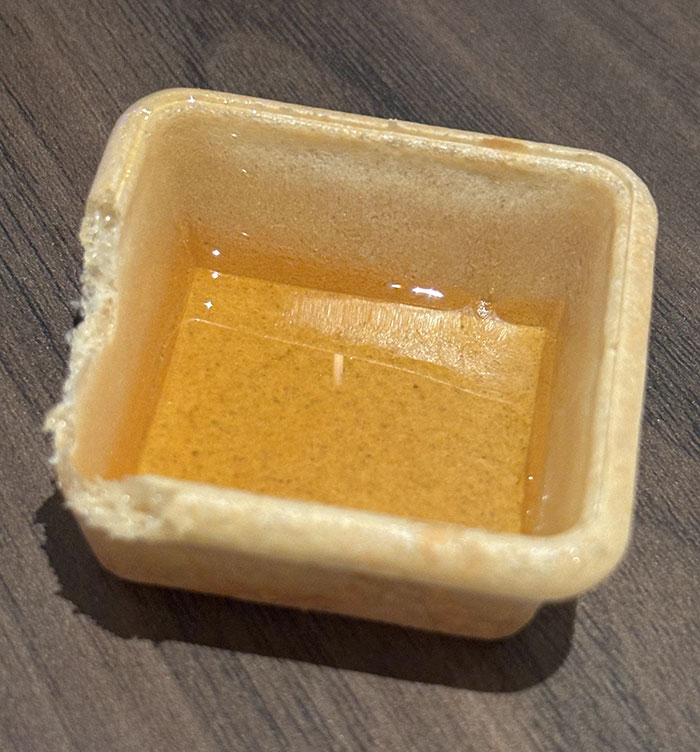 This Honey Container From My Hotel Breakfast Buffet Is Edible