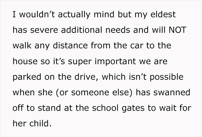 Woman Keeps Blocking Driveway For Mom Of Autistic Kid Who Can't Walk, She Finally Loses It