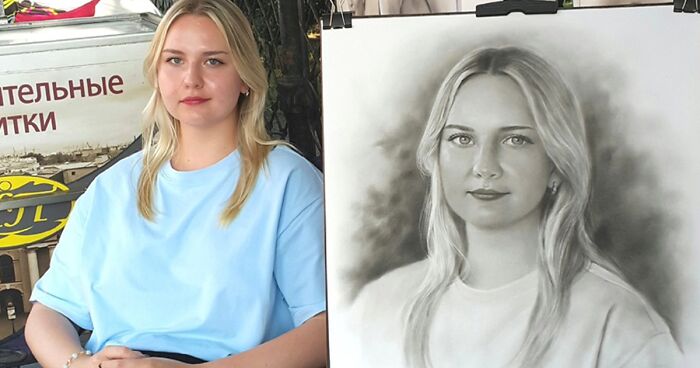 This Street Artist Draws Realistic Portraits That Take Only One Hour To Finish (24 New Pics)