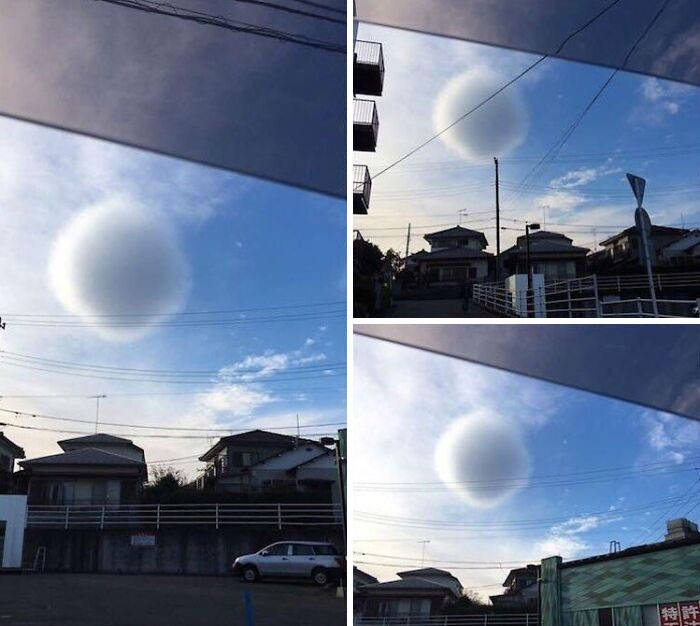 Hay una posibilidad muy pequeña de que una nube rodante se convierta en una nube esférica, esta se observó en Japón 2016