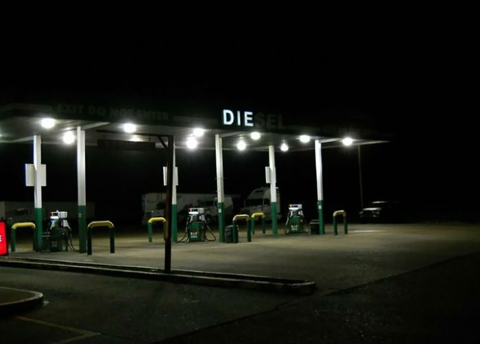 The Creepiest Gas Station On Earth