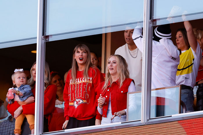 Travis Kelce Looks Miserable On Chiefs Bench After Taylor Swift Skipped The Game