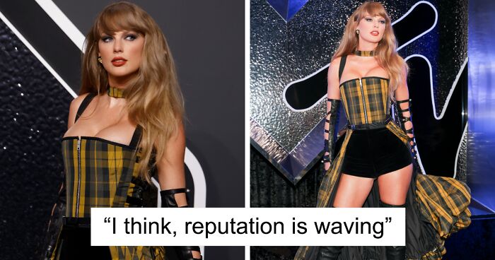 Taylor Swift’s “Bondage-Inspired” VMAs Red Carpet Outfit Sparks Mixed Opinions