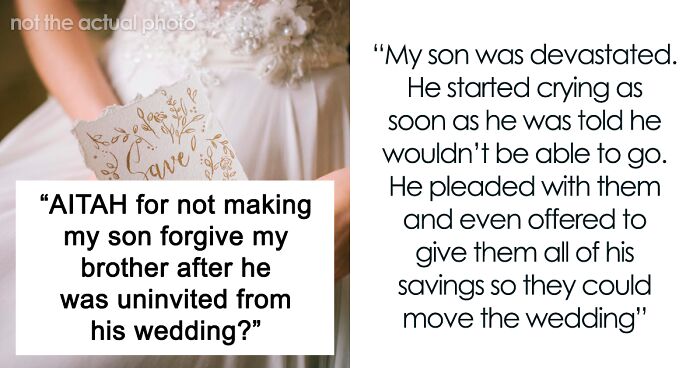 Dad Asks For Advice After His Son Gets Uninvited From Child-Free Wedding By Role Model