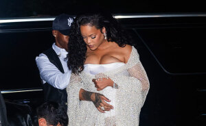 “Expensive Mosquito Net”: Rihanna’s Mesh Dress At New York Fashion Week Sparks Funny Comparisons