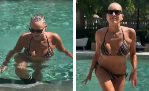 Sharon Stone Flaunts Bikini Body At 66 With Poolside Video: “Still The Hottest American Actress!”