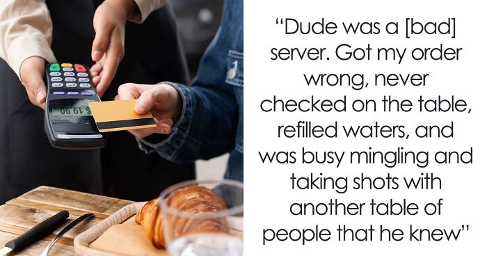 Server Complains After Getting 10% Tip Despite Not Doing Proper Job, Sparks Discussion Online