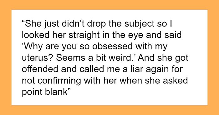 “Why Are You So Obsessed With My Uterus”: Lady Claps Back As SIL Wants To Know About Pregnancy