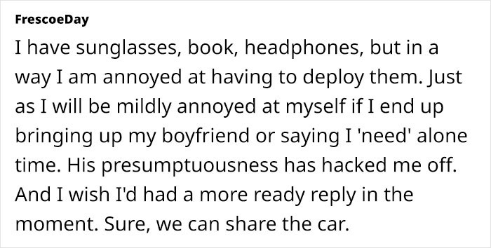 “I Don’t Want To Snap But I May”: Woman Aghast After Guy Invites Himself To Her Solo Day Out 