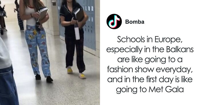 Exchange Student Exposes That Americans Wear Pajamas To School, The Internet Doesn’t Approve