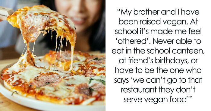 Teen Gets A Huge Lecture For Daring To Break His Vegan Diet And Trying Pizza With Cheese At School