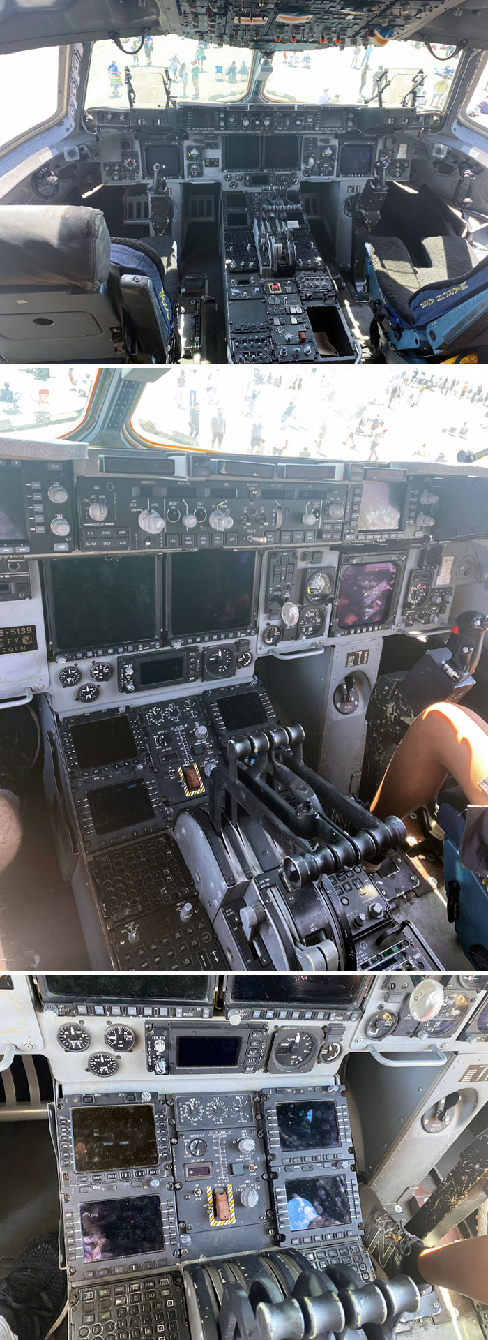 Inside Of A C-17. Peep The Centrally-Mounted Joystick. Only Boeings Have This Sort Of Design