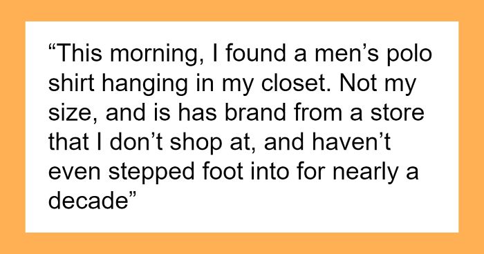 Wife Avoids Husband's Questions About Men's Clothes Suspiciously Being In Home After He Went Away