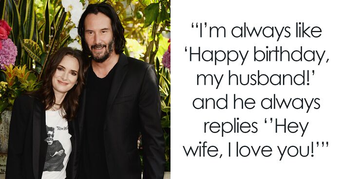 Keanu Reeves Calls Winona Ryder His “Wife” Amid Real “Dracula” Wedding