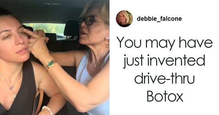 Daughter Goes Viral After Showing How Her Dermatologist Mom Injects Her With Botox In Car