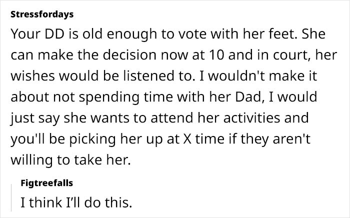 Woman Is Confused As Ex’s 29YO GF Is Being Mean To Her And Thinks She Has Equal Say About Parenting