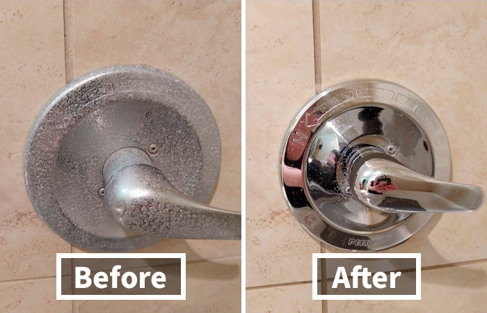 Your Shower Door Is Begging For A Makeover, And This Bioclean Stain Remover Is Here To Answer The Call!