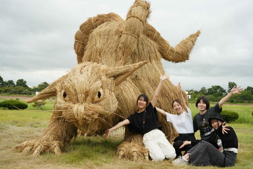 Harvest To Harmony: Meet 42 Stunning Artworks From Niigata's Enchanting Rice Straw Festival