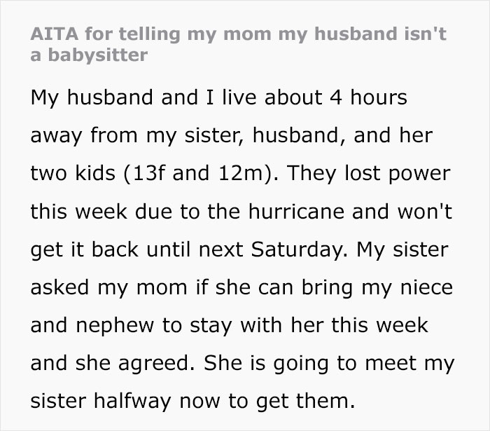 Grandma Hits The Roof After Daughter Blocks Her Plan To Dump Babysitting Duties On Son-In-Law