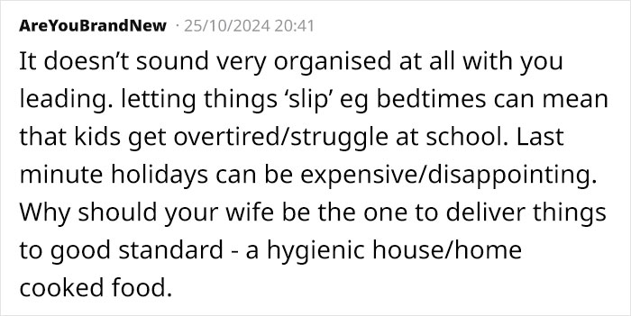 Husband Thinks Wife Is Exaggerating Her 'Mental Load': "Seriously Annoyed"