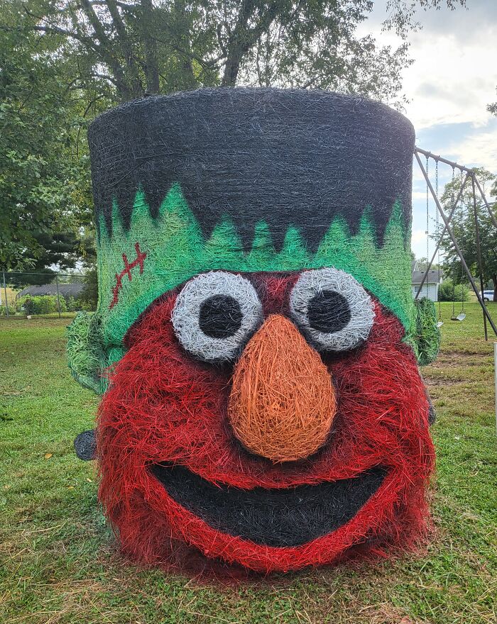 Elmo As Frankenstein's Monster