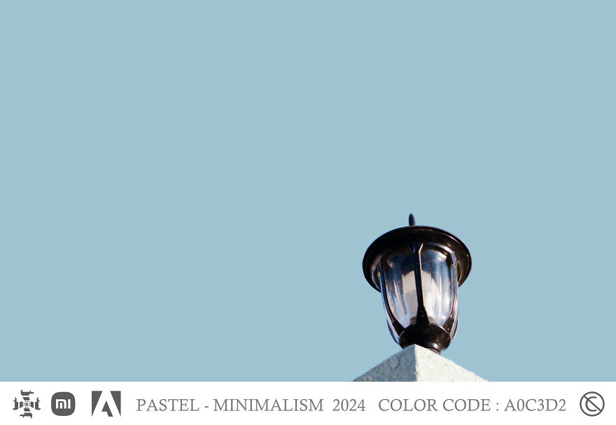 Pastel Colour Minimalist Bauhaus Style Architectural Photography 2024