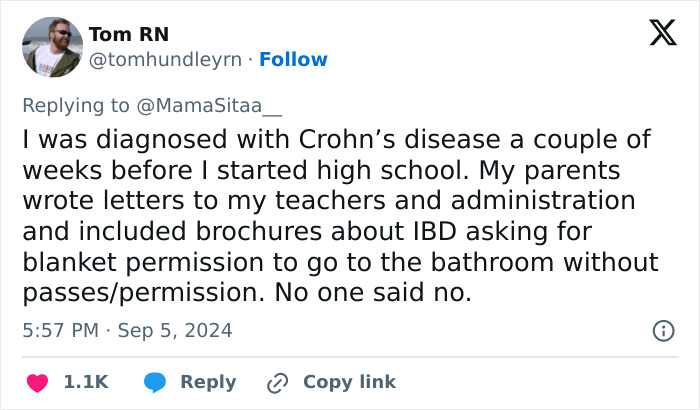 Mom Rebels Against Math Teacher's Rule Allowing Only 1 Bathroom Visit Per Week, Discussion Arises